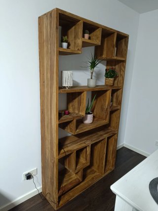 Estantería Madera Asimétrica