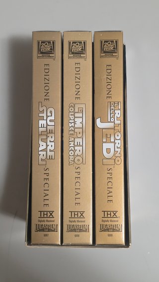 Trilogia Star Wars Cofanetto 3 VHS Edizione Specia