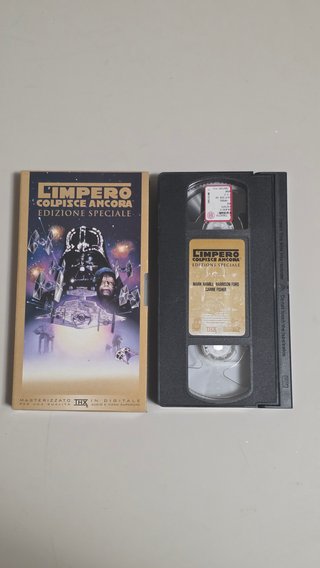 Trilogia Star Wars Cofanetto 3 VHS Edizione Specia
