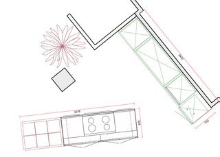 COCINA DICA EXPO -50% | ISLA+PUERTAS ESCAMOTEABLES
