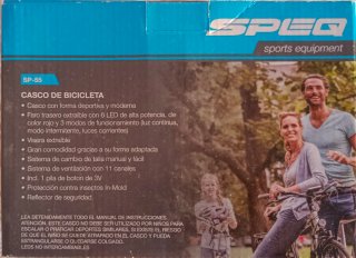 Casco SPEQ SP-55 Bicicleta L/XL