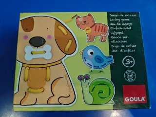 Juego de ensartar Goula para niños 3+