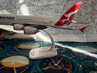 Maqueta Avión Qantas A380 1:250
