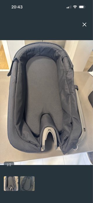Carrito Stokke capazo y funda térmica