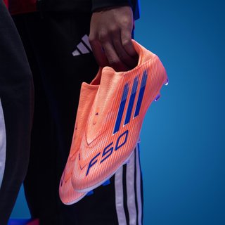 Botas de fútbol F50 League Laceless FG/MG Adulto Naranja