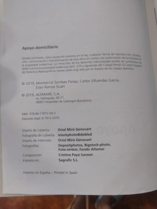 Apoyo domiciliario