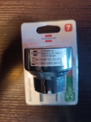Adaptador de enchufe Brennenstuhl 7
