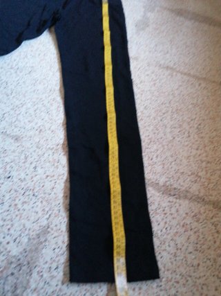 Pantaloni donna neri elasticizzati taglia M