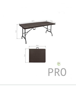 Mesa Plegable Exterior Marron