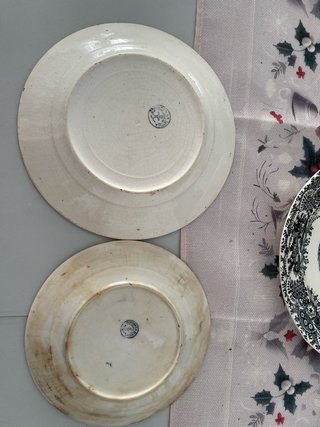 2 Platos Antiguos Cartuja Pikman