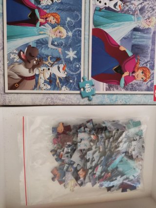 Dos Puzzles de Frozen x 48 Piezas