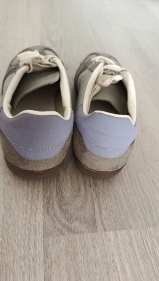 Zapatillas Zara Talla 37 Gris/Morado