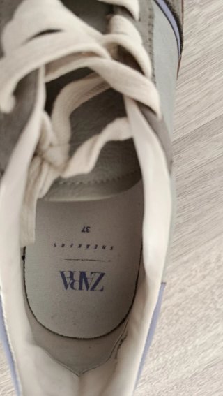 Zapatillas Zara Talla 37 Gris/Morado