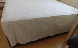 Sábana funda almohada cama individual 50% algodón