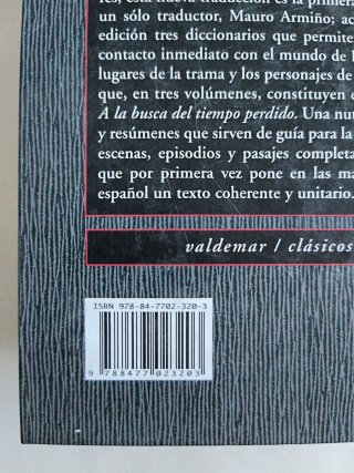 A la busca del tiempo perdido