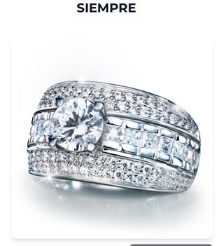 Anillo oro blanco y diadiam Galería del Coleccioni