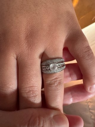 Anillo oro blanco y diadiam Galería del Coleccioni