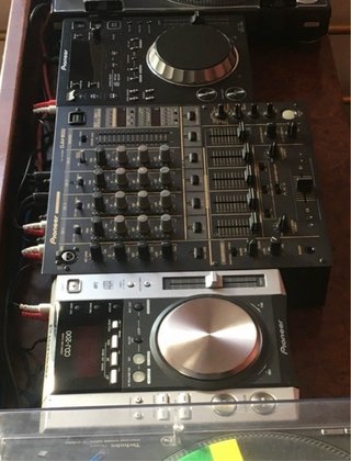 Pioneer DJM-600 Mixer + 1 cdj-100+ 1cdj 350...