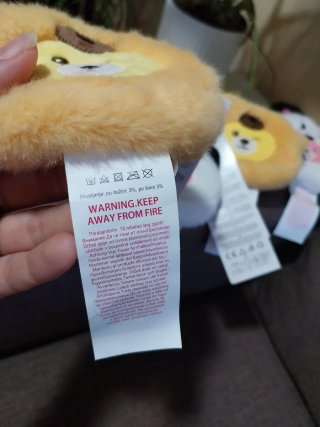 Monederos peludos de oso y panda