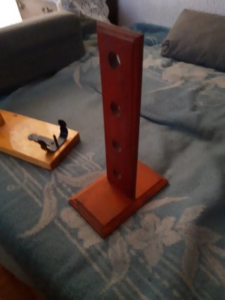 Botellero y jamonero madera