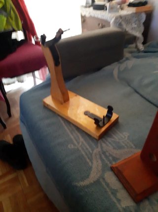Botellero y jamonero madera