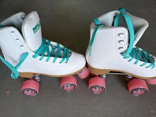 Patines Impala 4 Ruedas Blancos/Turquesa