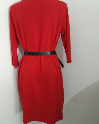 Abito maglia Jean Pascale L Rosso