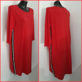 Abito maglia Jean Pascale L Rosso