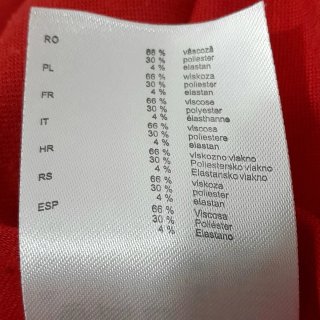 Abito maglia Jean Pascale L Rosso
