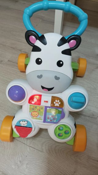 Andador musical  niño cebra Fisher Price