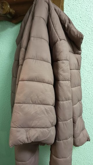 Plumífero mujer beige/marrón