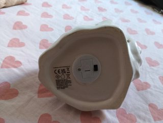 Lámpara caracola blanca