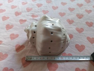 Lámpara caracola blanca