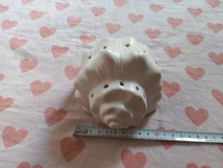Lámpara caracola blanca