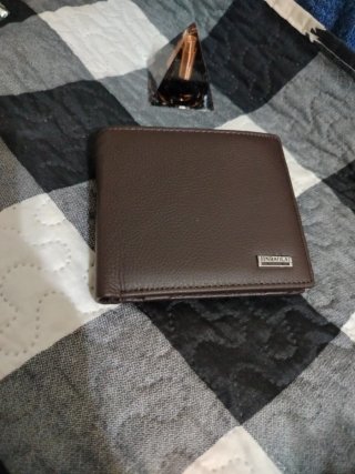 Billetera Hombre Jinbolai Marrón Cuero
