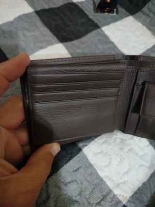 Billetera Hombre Jinbolai Marrón Cuero