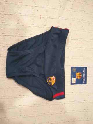 Bañador niño niña FC Barcelona azul elástico.