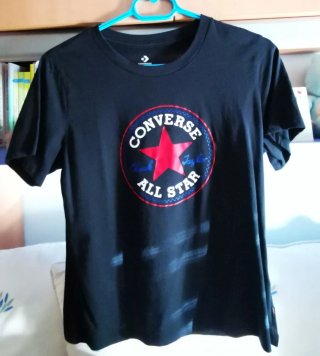 Camiseta Converse All Star Negra