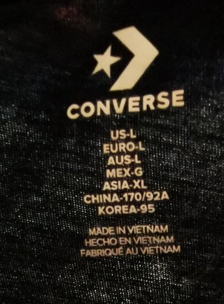 Camiseta Converse All Star Negra