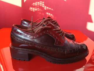 Zapatos Wonders Talla 37 Marrón y Rojo