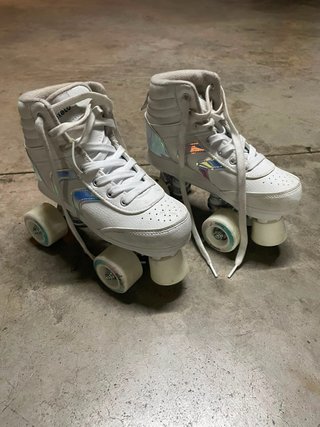 Patines blancos para niña talla 35