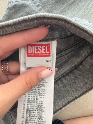Pantalón Diesel Gris Hombre
