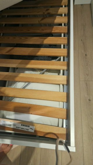 Cama BRIMNES Ikea Blanca con Cajones y Somier