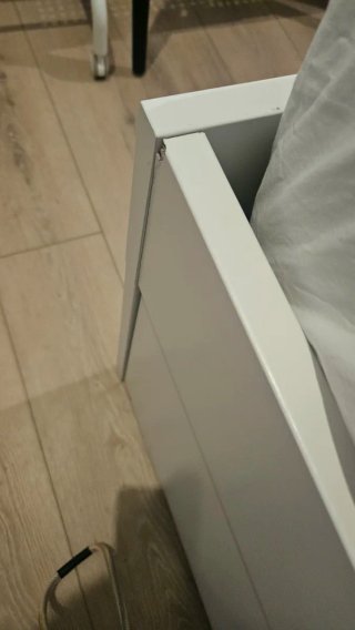 Cama BRIMNES Ikea Blanca con Cajones y Somier