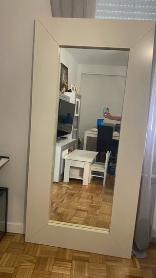 Espejo Grande Ikea blanco