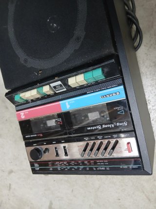 Sanyo Sing-Along System Radio Cassette