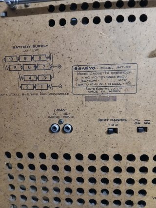 Sanyo Sing-Along System Radio Cassette