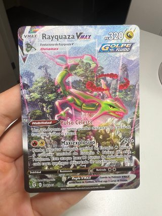 Carta Pokémon Rayquaza VMAX 218