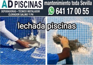 Lechada piscinas gresite Sevilla Alcalá Mairena
