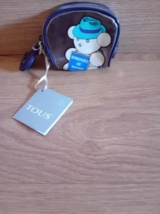 Monedero Tous Oso con Gorro Azul